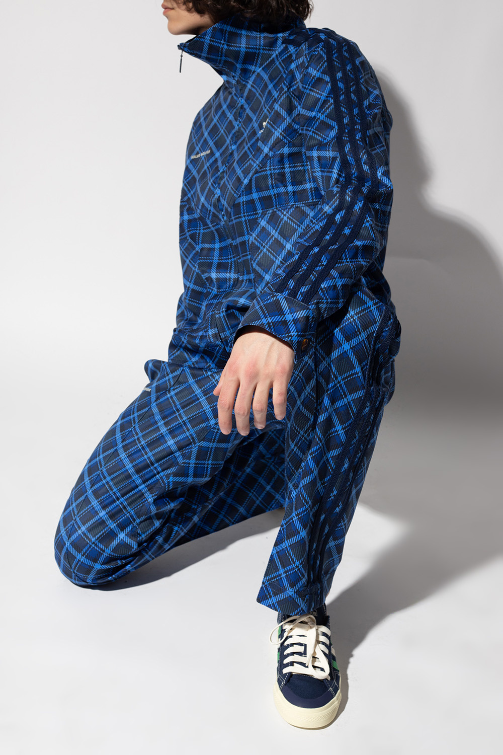 Tartan sales adidas tracksuit